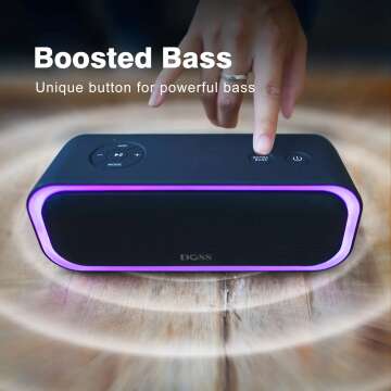 DOSS Pro Bluetooth Speaker - 20W, Waterproof, 20H