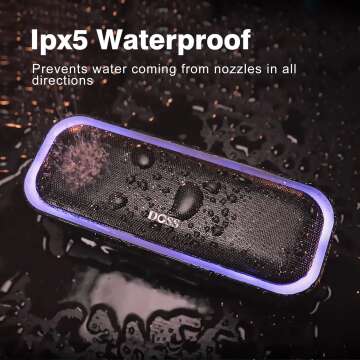 DOSS Pro Bluetooth Speaker - 20W, Waterproof, 20H