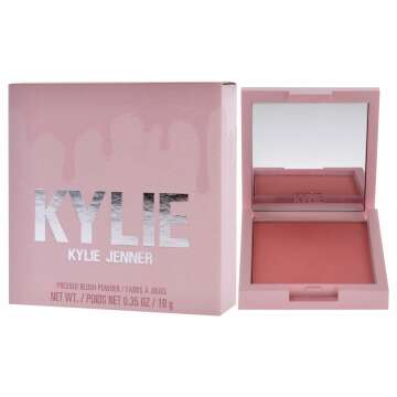 Pressed Blush Powder - 335 Baddie On The Block by Kylie Cosmetics for Women - 0.35 oz Blush