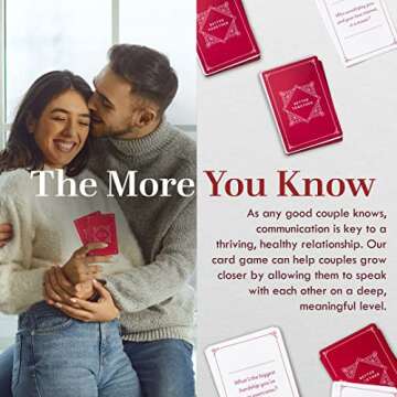 BETTER TOGETHER Honest Conversation Starter Couple Games - 100 Romantic & Deep Couple Questions Card Games - Relationship Cards for Couples Date Night Game Ideas Stocking Stuffer Ideas for Him Her