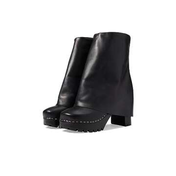 swedish hasbeens Bootcut Boot Black/Black EU 40 (US Women's 10) B (M)