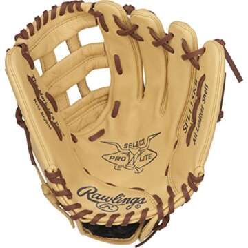 Rawlings | SELECT PRO LITE Youth Baseball Glove | Left Hand Throw | Kris Bryant | 11.5"