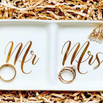 Mr. & Mrs. Jewelry Dish