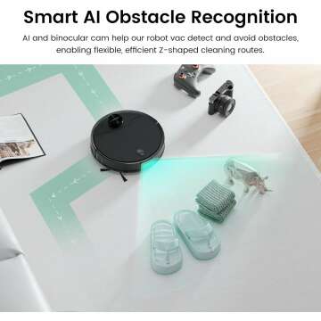 T10 Pro Robot Vacuum & Mop with AI and LiDAR Navigation