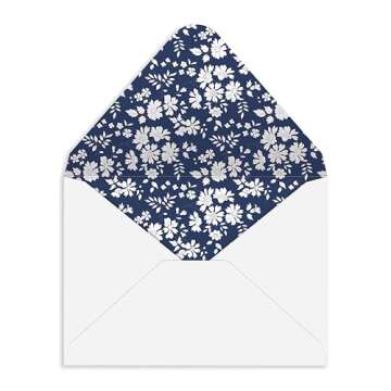 Galison Liberty Floral Notecard Set, 16 Cards, 17 Envelopes Included – Assorted Greeting Cards with Gorgeous Floral Designs, Blank Inside for All Occasions, Sturdy Storage Drawer Box Included