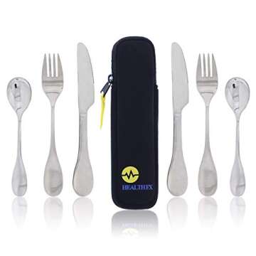 Mindful Eating Portion Control Flatware - for weight loss bariatric diet