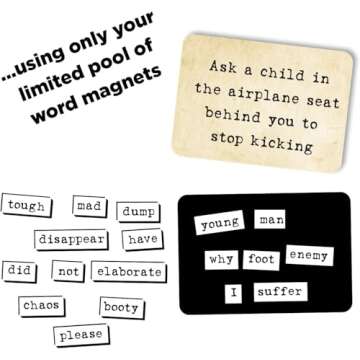 Ransom Notes - The Ridiculous Word Magnet Party Game & Expansion Pack One Bundle, 3+ Players