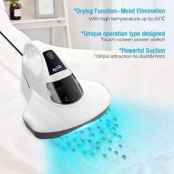 Housmile Bed Vacuum Cleaner with 13KPa Powerful Suction