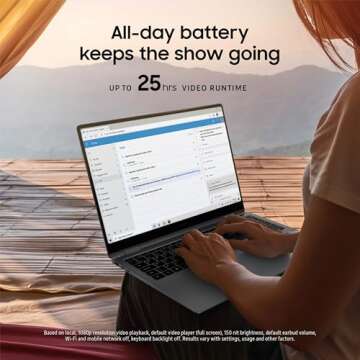 SAMSUNG 16” Galaxy Book5 Pro 360 Copilot AI Laptop PC Computer, Intel Core 7 Ultra Processor, 3K AMOLED (2880 x 1800) Touchscreen, 120HZ Refresh Rate, Dolby Atmos Quad Speakers, All-Day Battery Life