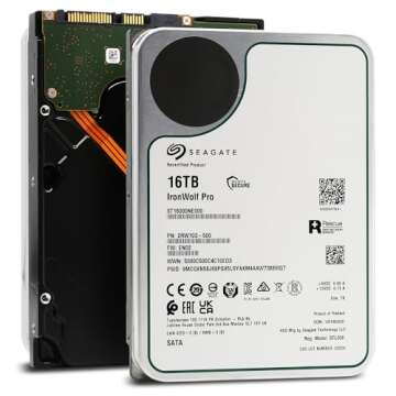 Seagate IronWolf Pro 16TB HDD - Recertified NAS Drive for RAID Storage