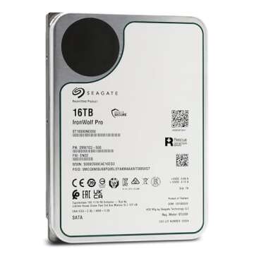 Seagate 16TB IronWolf Pro HDD – Recertified NAS Drive