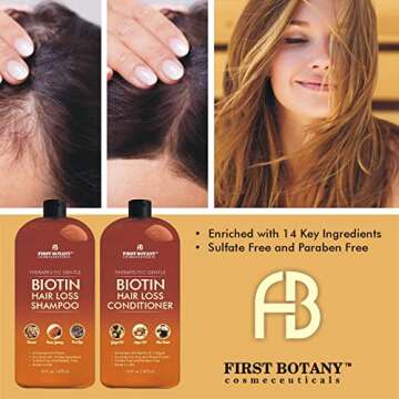 First Botany, Hair Growth Shampoo Conditioner Set