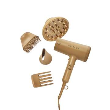 PATTERN Blow Dryer with 4 Attachments for Natural Hair