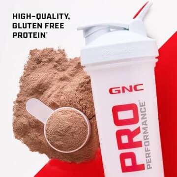 GNC Pro Performance 100 Percent Whey Protein Powder, Vanilla Cream, 4.8 Pound