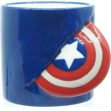 Captain America 3D Icon Mug - Marvel Gift