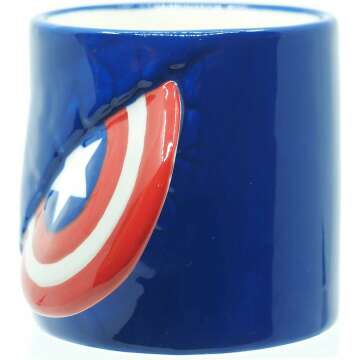 Captain America 3D Icon Mug - Marvel Gift