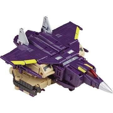 Transformers Toys Generations Legacy Series Leader Blitzwing Triple Changer Action Figure - Kids Ages 8 and Up, 7-inch