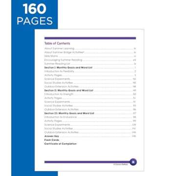 Summer Bridge Activities 1st Grade Workbooks to 2nd Grade Workbooks, Math, Reading Comprehension, Writing, Science Summer Learning Activities, 2nd Grade Workbooks All Subjects With Flash Cards