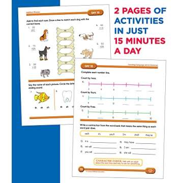 Summer Bridge Activities 1st Grade Workbooks to 2nd Grade Workbooks, Math, Reading Comprehension, Writing, Science Summer Learning Activities, 2nd Grade Workbooks All Subjects With Flash Cards