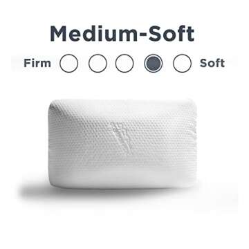 Tempur-Pedic Memory Foam Symphony Pillow Luxury Soft Feel, Standard, White