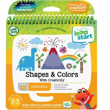 LeapFrog Preschool Shapes and Colors Book for Learning Fun!