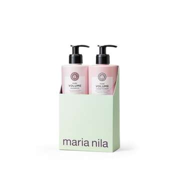 Maria Nila Pure Volume, Shampoo & Conditioner Set (2 x 16.9 Fl Oz), Vitamin B5 Gives Volume to Thin & Fine Hair, 100% Vegan & Sulfate/Paraben free