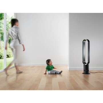 Dyson Cool™ Tower Fan AM07 Black/Nickel - Efficient Comfort