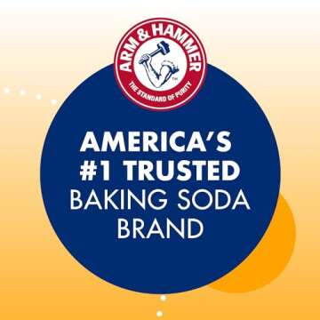 ARM & HAMMER Baking Soda Made in USA, Ideal for Baking, Pure & Natural, 2.7lb Bag