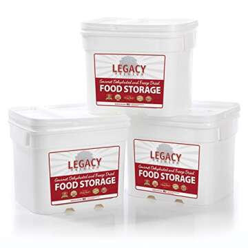 Gluten-Free Food Storage - 360 Large Servings - 81 Lbs - Legacy Emergency Preparedness Supplies - Long Term 25 Year Shelf Life Survival Kit