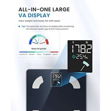 Smart Food Scale with Large VA Display by RENPHO