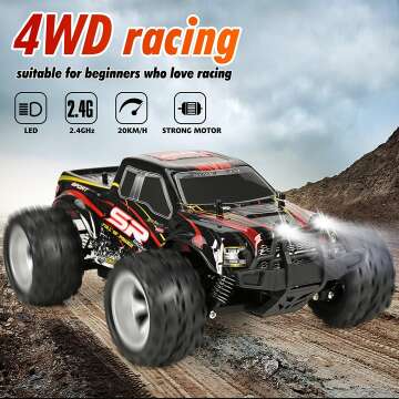 4WD High-Speed RC Car for All Terrains – Double E