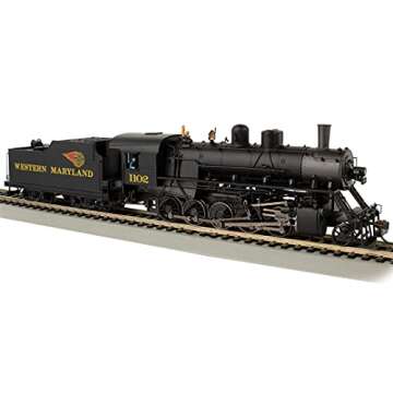 Bachmann Spectrum 2-10-0 Russian Decapod Western Maryland #1102 - DCC WOWSound, HO Scale