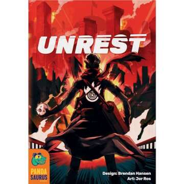 Unrest Card Game - The Asymmetric Game of Rebellion and Control, Fun Family Game for Kids and Adults, Ages 10+, 2 Players, 10-20 Minute Playtime, Made by Pandasaurus Games