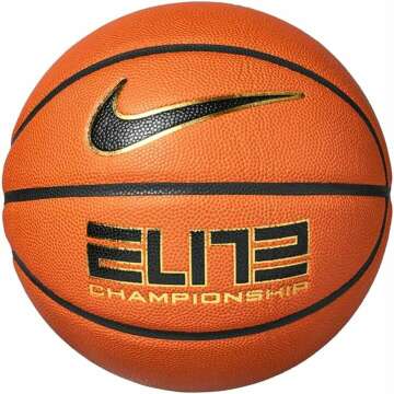 Nike Elite Championship 8P 2.0 Basketball Black | Gold 28.5