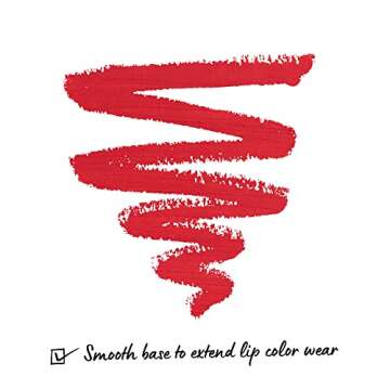 NYX PROFESSIONAL MAKEUP Slim Lip Pencil, Long-Lasting Creamy Lip Liner - Hot Red