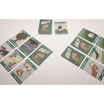 Golf! The Card Game - Very Fun Game, Great for Game Night, Favorite Gift for Golfers and Card Game Fans, Made in The USA