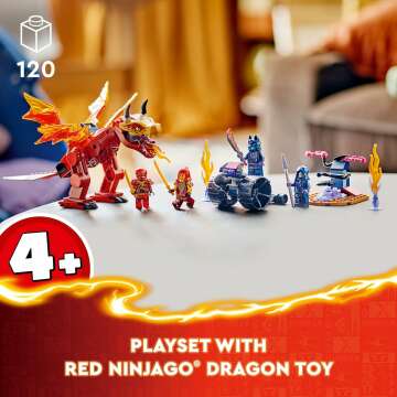 LEGO NINJAGO Kai’s Source Dragon Battle Adventure Playset with Buildable Model and 4 Posable Ninja Action Figures, Toddler Ninja Toy, Ninja Gift Idea for Kids, Boys and Girls Ages 4 and Up, 71815