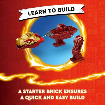 LEGO NINJAGO Kai’s Source Dragon Battle Adventure Playset with Buildable Model and 4 Posable Ninja Action Figures, Toddler Ninja Toy, Ninja Gift Idea for Kids, Boys and Girls Ages 4 and Up, 71815