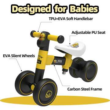 Baby Balance Bike for Toddlers - 1-3 Years