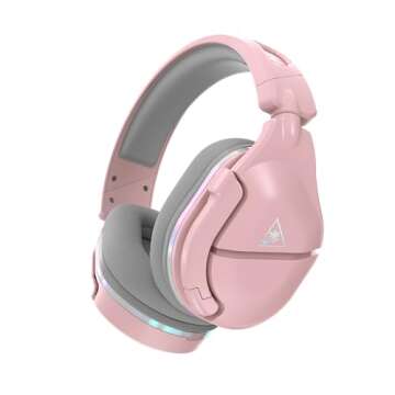 Turtle Beach Stealth 600 Gen 2 MAX Wireless Multiplatform Amplified Gaming Headset for Xbox Series X|S, Xbox One, PS5, PS4, Nintendo Switch, PC and Mac with 48+ Hour Battery – Pink