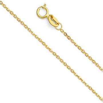 14k Gold Mini Graduation Hat Charm Pendant & Chain