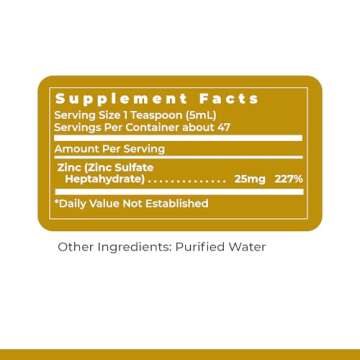 Premier Research Labs Liquid Zinc Ultra: Liquid Zinc Supplement - for Immune Support & Well-Being for Adults & Kids - Highly Absorbable Drops - Used for Rapid Analysis of Zinc Status - 8 fl oz