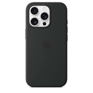 Apple iPhone 16 Pro Silicone Case with MagSafe and Camera Control - Black ​​​​​​​