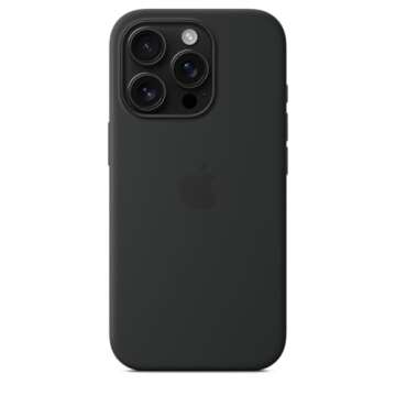 Apple iPhone 16 Pro Silicone Case with MagSafe and Camera Control - Black ​​​​​​​