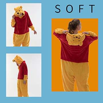 COSUSKET Unisex Bear Onesie Pajamas for Halloween