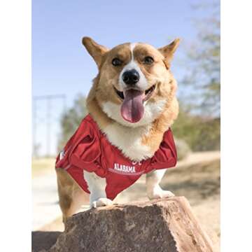 Pets First NCAA College Alabama Crimson Tide Mesh Jersey for DOGS & CATS, Size X-Small, Licensed Dog Jersey with your Favorite Football/Basketball College Team