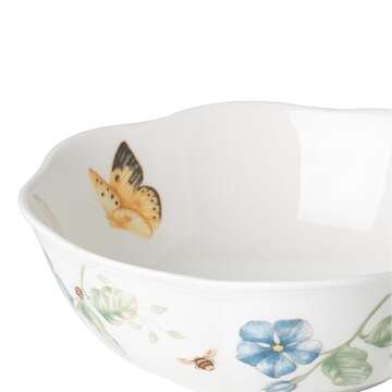 Lenox 880121 Butterfly Meadow 4-Piece Porcelain All-Purpose Bowl Set