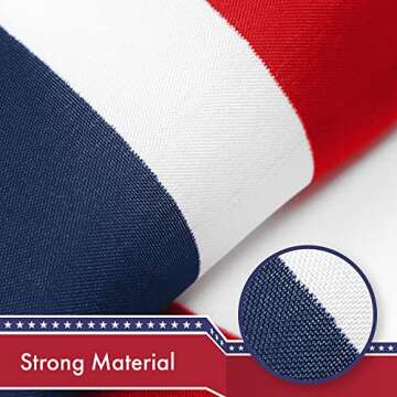 G128 Grand Union Flag | 3x5 Ft | LiteWeave Pro Series Printed 150D Polyester | Historical Flag, Indoor/Outdoor, Vibrant Colors, Brass Grommets, Thicker and More Durable Than 100D 75D Polyester