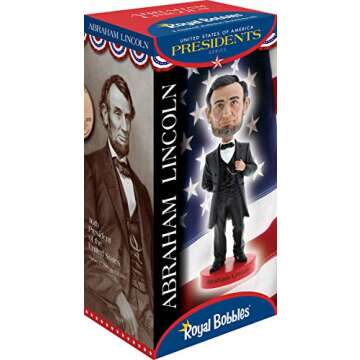 Royal Bobbles Abraham Lincoln Collectible Bobblehead Statue