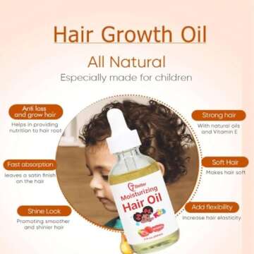 Natural Baby Kids Hair Care Products - Safe & Gentle